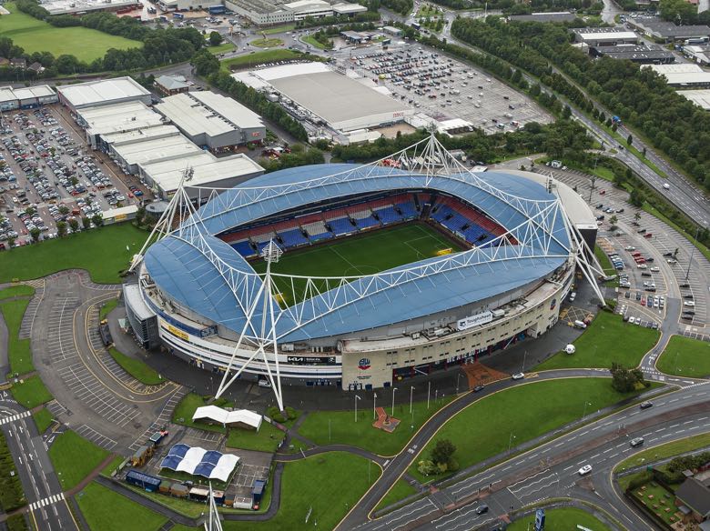 Toughsheet Community Stadium, home of the Bolton Wanderers