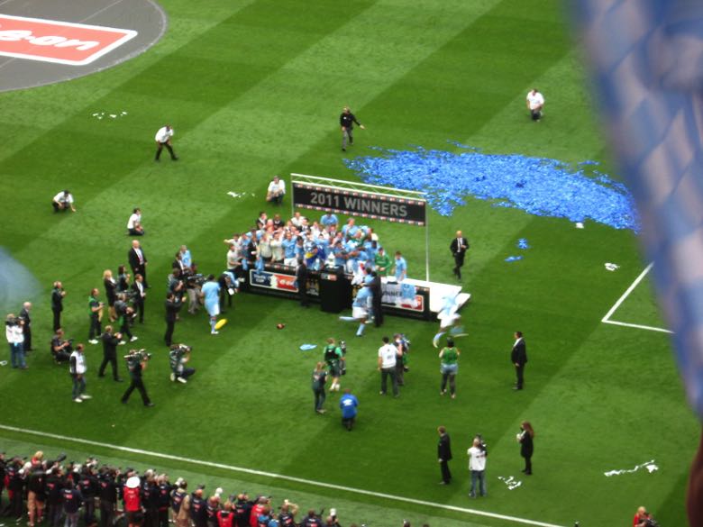 Man City 2011 FA cup winners