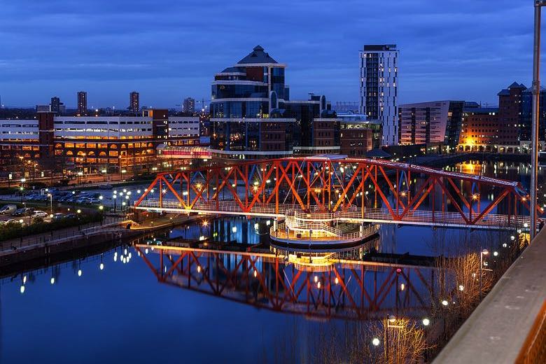 Manchester city skyline