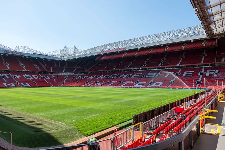 The Old Trafford stadium